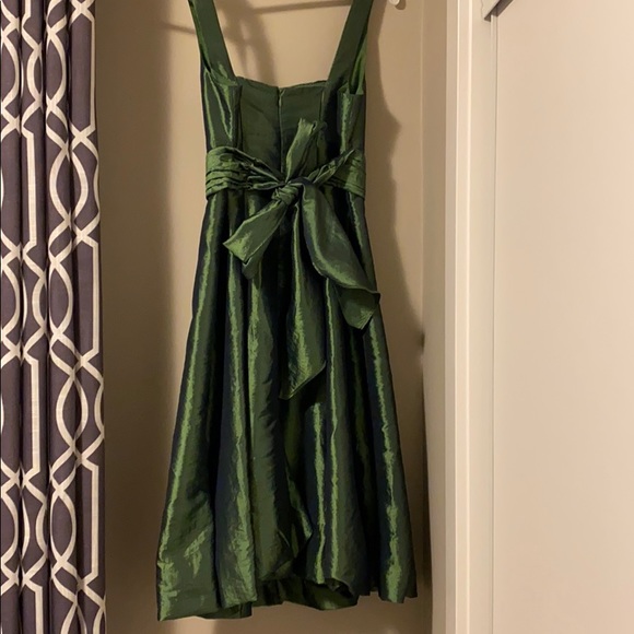 Metallic Emerald Green Dress - Picture 2 of 5
